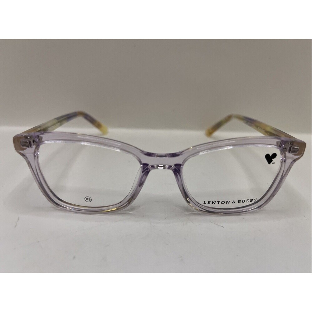 Lenton & Rusby Eyeglasses LRK1003 512 Lilac Crystal Demo Lens Clear 45-16-125